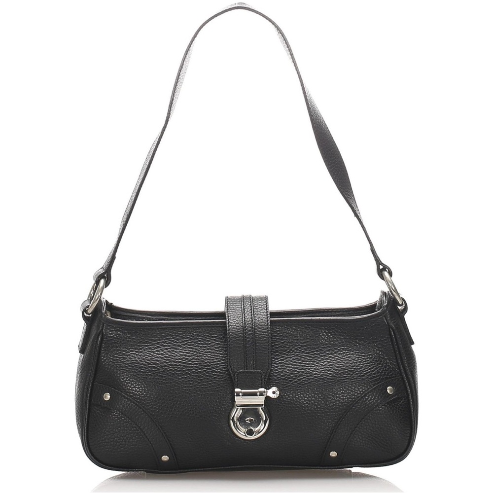 Burberry Black Leather Shoulder Bag - Gently Used